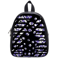 Purple Freedom School Bags (small)  by Valentinaart