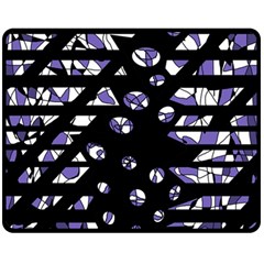 Purple Freedom Double Sided Fleece Blanket (medium) 