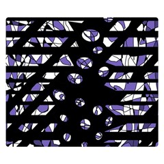 Purple Freedom Double Sided Flano Blanket (small) 