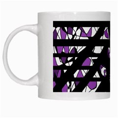 Violet Freedom White Mugs