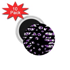 Violet Freedom 1 75  Magnets (10 Pack)  by Valentinaart