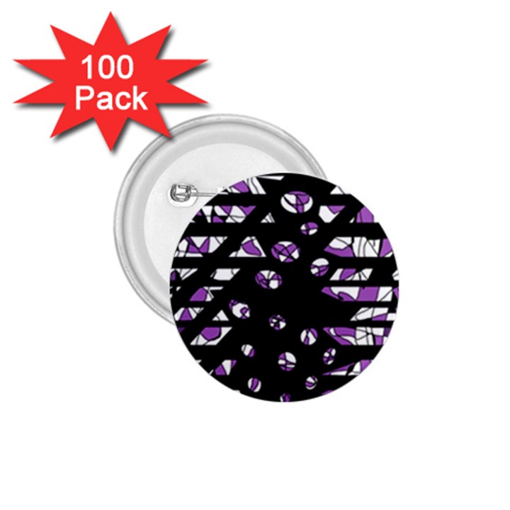 Violet freedom 1.75  Buttons (100 pack) 