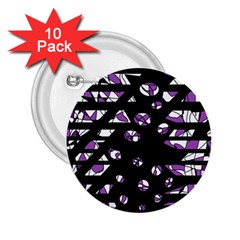 Violet Freedom 2 25  Buttons (10 Pack) 