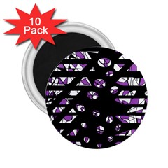 Violet Freedom 2 25  Magnets (10 Pack) 