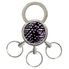 Violet Freedom 3-ring Key Chains by Valentinaart