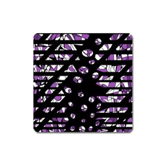 Violet Freedom Square Magnet by Valentinaart