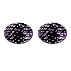 Violet Freedom Cufflinks (oval) by Valentinaart