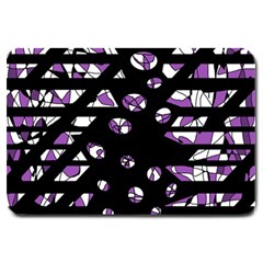 Violet Freedom Large Doormat  by Valentinaart