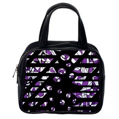 Violet Freedom Classic Handbags (one Side) by Valentinaart