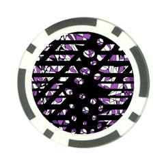 Violet Freedom Poker Chip Card Guards (10 Pack) 