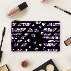 Violet Freedom Cosmetic Bag (medium)  by Valentinaart