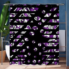 Violet Freedom Shower Curtain 60  X 72  (medium)  by Valentinaart