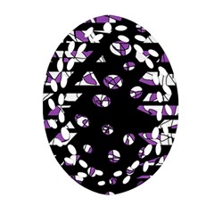 Violet Freedom Ornament (oval Filigree) 