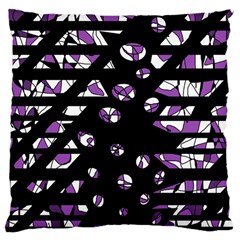 Violet Freedom Large Cushion Case (two Sides)