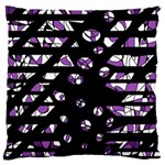 Violet freedom Large Cushion Case (Two Sides) Front