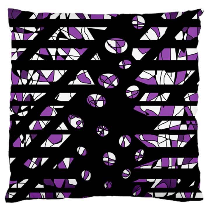 Violet freedom Large Cushion Case (Two Sides)