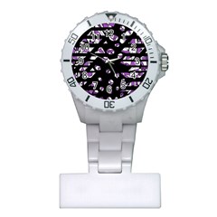 Violet Freedom Plastic Nurses Watch