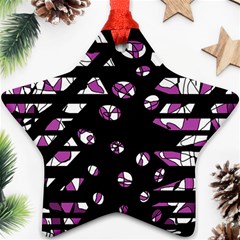 Magenta Freedom Ornament (star) 