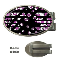 Magenta Freedom Money Clips (oval) 