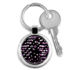 Magenta Freedom Key Chains (round)  by Valentinaart