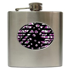 Magenta Freedom Hip Flask (6 Oz) by Valentinaart