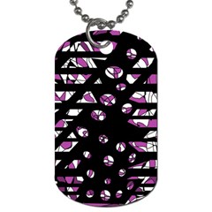 Magenta Freedom Dog Tag (two Sides)