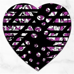 Magenta Freedom Jigsaw Puzzle (heart)