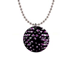 Magenta Freedom Button Necklaces by Valentinaart