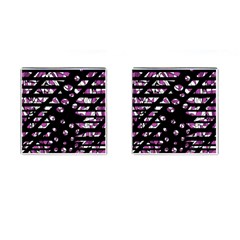 Magenta Freedom Cufflinks (square)