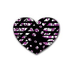 Magenta Freedom Heart Coaster (4 Pack) 