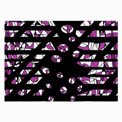 Magenta Freedom Large Glasses Cloth by Valentinaart