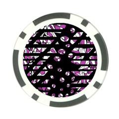 Magenta Freedom Poker Chip Card Guards