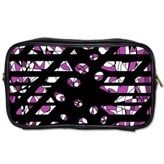 Magenta Freedom Toiletries Bags 2-side by Valentinaart