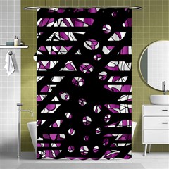 Magenta Freedom Shower Curtain 48  X 72  (small) 