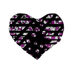 Magenta Freedom Standard 16  Premium Heart Shape Cushions