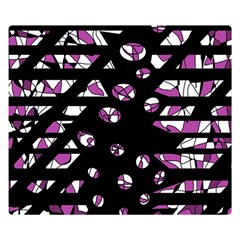 Magenta Freedom Double Sided Flano Blanket (small) 