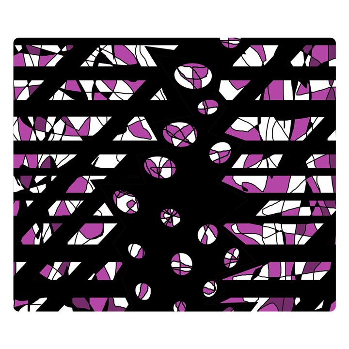 Magenta freedom Double Sided Flano Blanket (Small) 