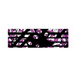 Magenta freedom Satin Scarf (Oblong) Front