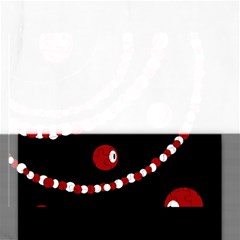 Red Pearls Rectangular Jigsaw Puzzl