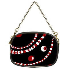 Red Pearls Chain Purses (one Side) 