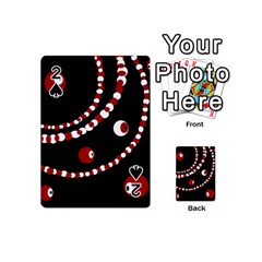 Red Pearls Playing Cards 54 (mini) 