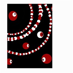 Red Pearls Large Garden Flag (two Sides)