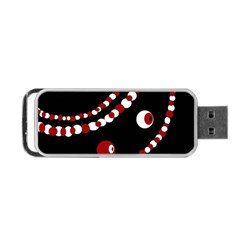 Red Pearls Portable Usb Flash (two Sides)