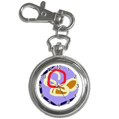 Abstract Circle Key Chain Watches