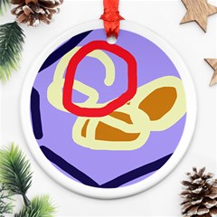 Abstract Circle Round Ornament (two Sides) 