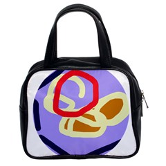 Abstract Circle Classic Handbags (2 Sides)