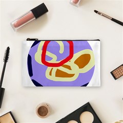 Abstract Circle Cosmetic Bag (small) 