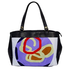 Abstract Circle Office Handbags by Valentinaart