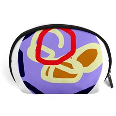 Abstract Circle Accessory Pouches (large) 