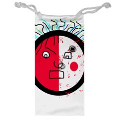 Angry Transparent Face Jewelry Bags